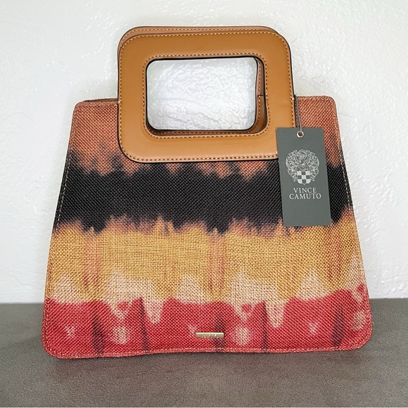 NWT Vince Camuto Kenni Crossbody Satchel Purse in Gypsy Stripe - Picture 1 of 6